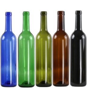 Colored Glass Wine Bottles