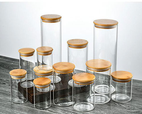 Glass Food Storage Jars with Lids Wholesale