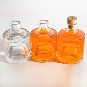 250ml Stackable Glass Whiskey Bottles