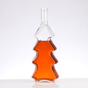 500ml Christmas Tree Glass Bottle