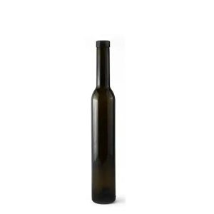 Black Glass Ice Wine Bottle