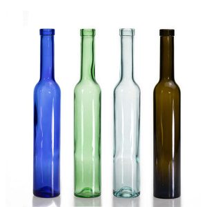 Colored Glass Ice Wine Bottles