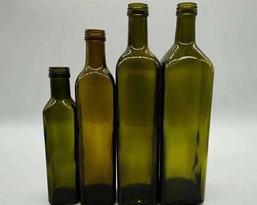 Dark Green Olive Oil Bottles