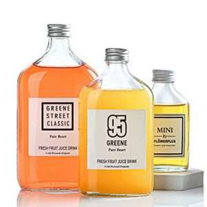 Flat Glass Bottles For Drinks