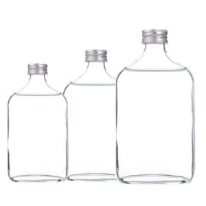 Flat Glass Bottles For Drinks