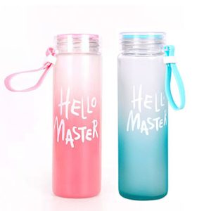Frosted Glass Drink Bottles