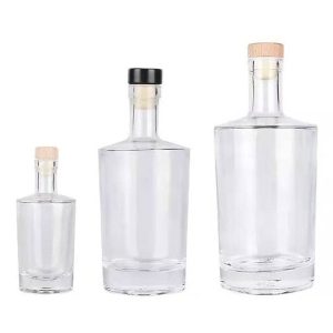 Glass Bottles with T Stopper For Vodka