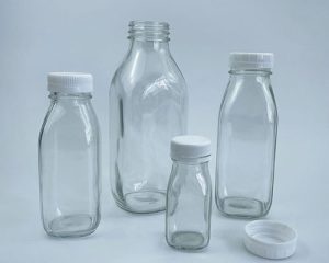 Glass Milk Bottles With Screw Lids