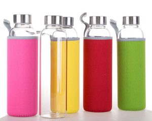 Glass Water Bottles With Sleeves