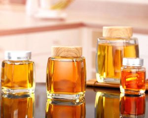 Square Honey Glass Jars Wholesale