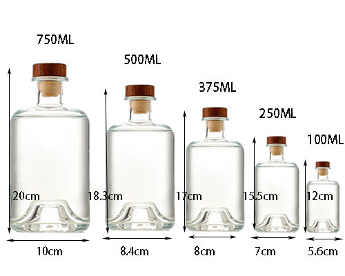 Wholesale Glass Vodka Bottles