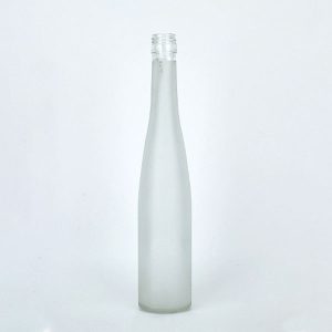 375 Ml Frosted Glass Wine Bottle