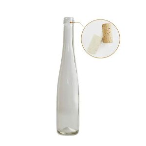 375ml Glass Wine Bottle with Cork