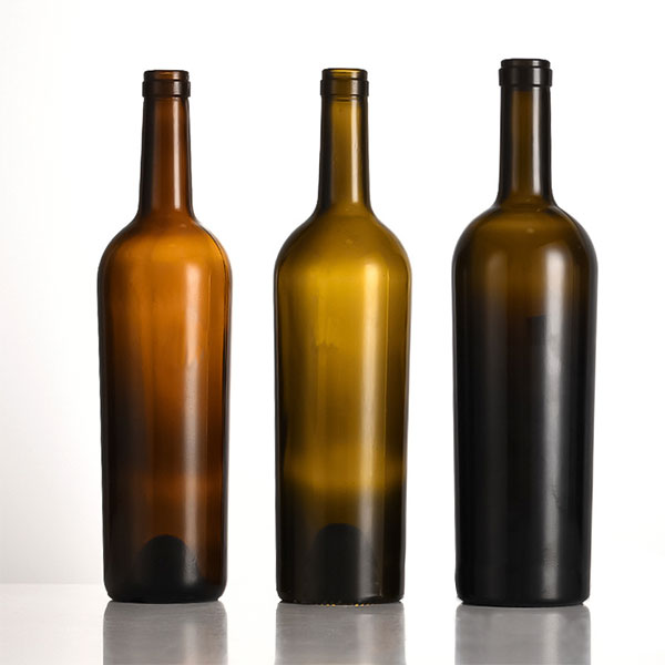 750Ml Empty Dark Glass Wine Bottles