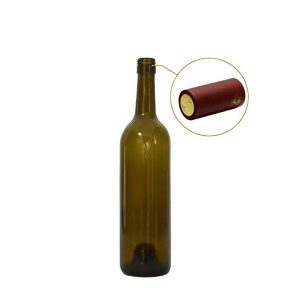 750Ml Glass Wine Bottle With Screw Cap