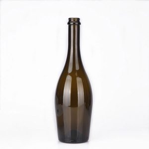 Brown Glass Champagne Bottle