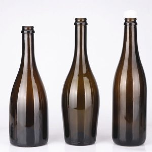 Brown Glass Champagne Bottles