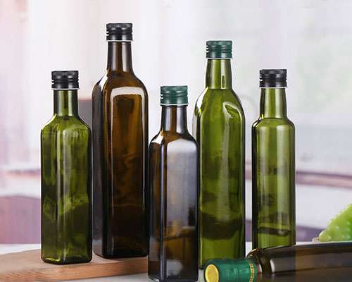 Dark Glass Olive Oil Bottles