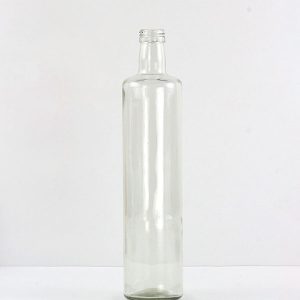 Empty Clear Glass Bottle For Olive Oil
