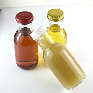 Glass Juice Storage Bottles with Lids