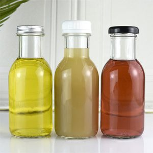 Reusable Glass Bottles for Juice Storage