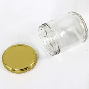 Round Empty Glass Jars