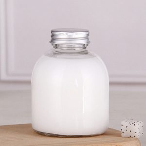 Small Glass Milk Bottle
