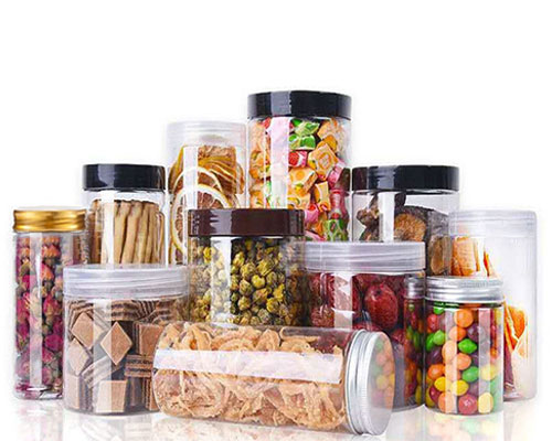 Clear Plastic Storage Jars With Lids