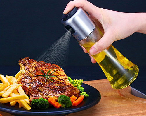 Glass Spray Bottle For Olive Oil