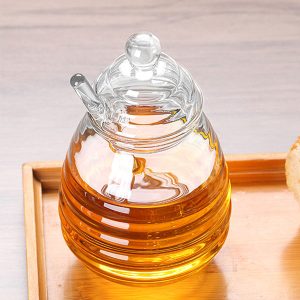 Honey Jar With Dipper