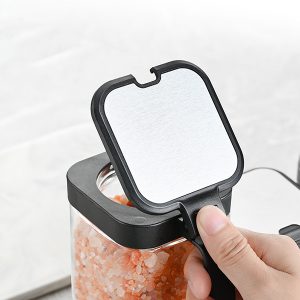 Square Spice Jars With Lids