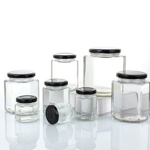 Wholesale Hexagon Glass Jars for Honey