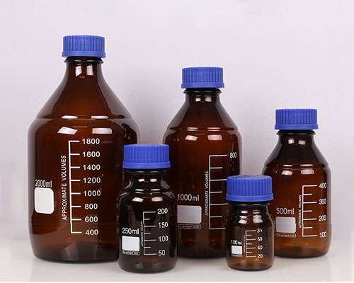 Amber Glass Chemical Reagent Bottles