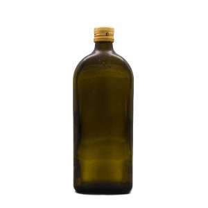Amber Glass Olive Oil Bottle