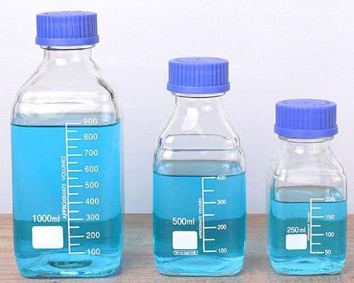 Clear Glass Reagent Bottles