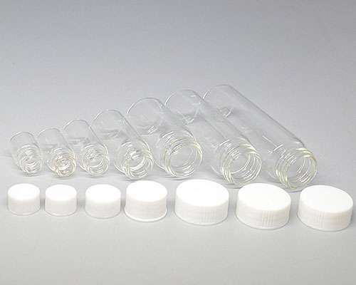Clear Glass Vials With Screw Caps