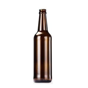 Amber Glass Beer Bottle