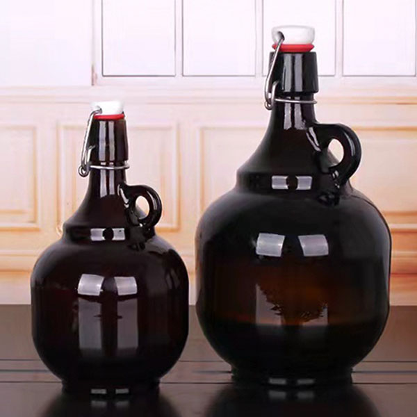 Large Glass Beer Bottles with Flip Top