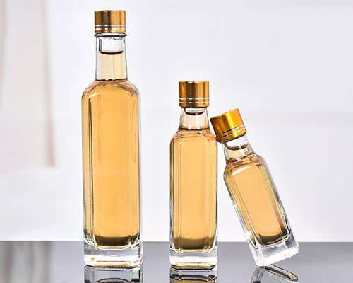 Clear Glass Cooking Oil Bottles