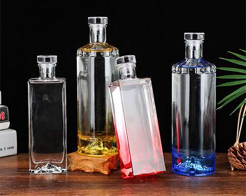 Colored Glass Alcohol Bottles Wholesale