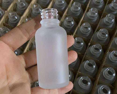 Frosted Glass Medicine Bottles