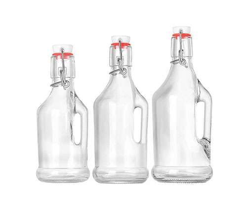 Glass Bottles with Handles Bulk