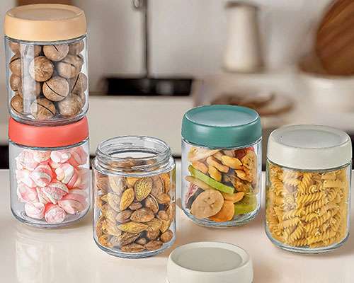 Glass Jars For Spice Storage