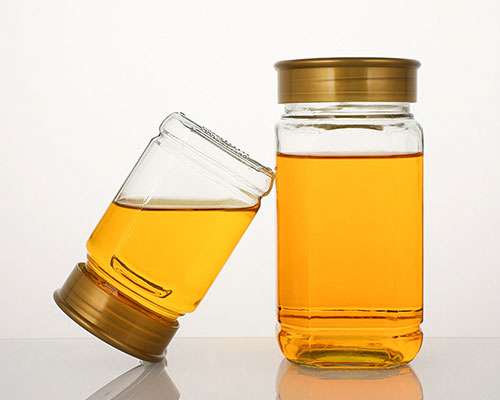 Vintage Glass Honey Jars