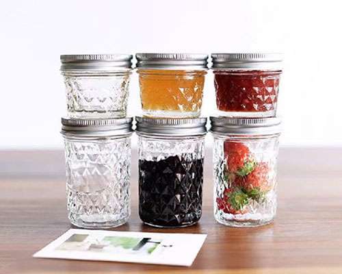 Glass Jam Jars