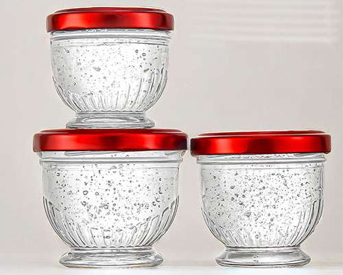 Clear Glass Food Jars with Lids
