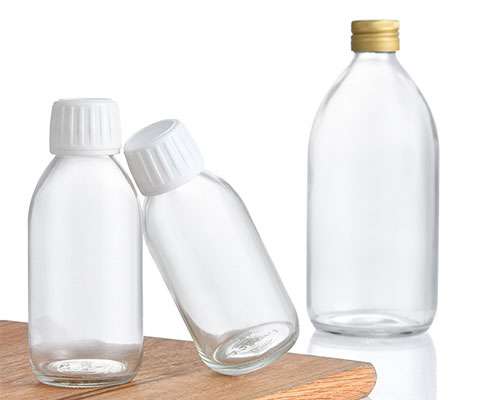 Clear Glass Medicine Bottles for Sale