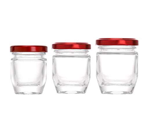 Clear Small Glass Food Jars