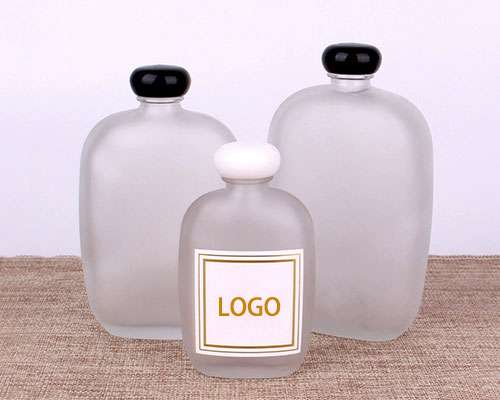 Custom Frosted Glass Bottles For Coffee