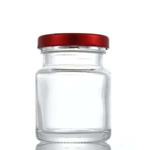 Empty Glass Jam Jar With Lid